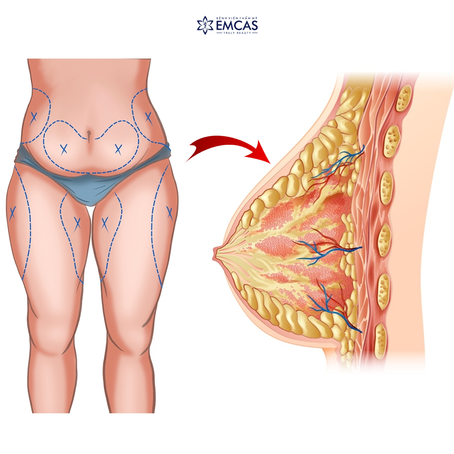 Nâng Ngực Bằng Mỡ Tự Thân Có An Toàn Không?