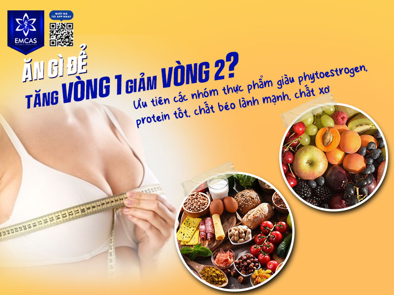 Ưu tiên các nhóm thực phẩm giàu phytoestrogen, protein tốt, chất béo lành mạnh, chất xơ để giúp hỗ trợ cân bằng nội tiết tố nữ, kiểm soát mỡ thừa và giảm tích tụ mỡ vùng bụng.