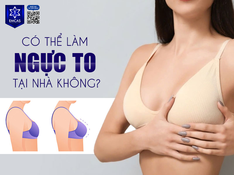 Với các phương pháp làm ngực to tại nhà, câu trả lời là có thể cải thiện, nhưng không thể làm tăng kích thước vòng 1 một cách đáng kể hoặc thay đổi cấu trúc thật của ngực