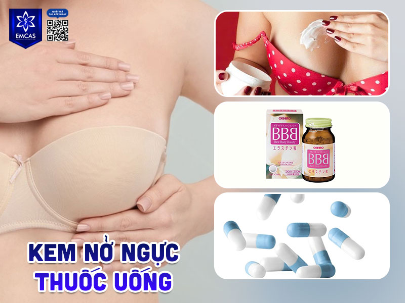 Sử dụng kem bôi hoặc thuốc uống là nhóm phương pháp tiềm ẩn nhiều rủi ro nhất trong các cách làm ngực to tại nhà vẫn được truyền miệng.