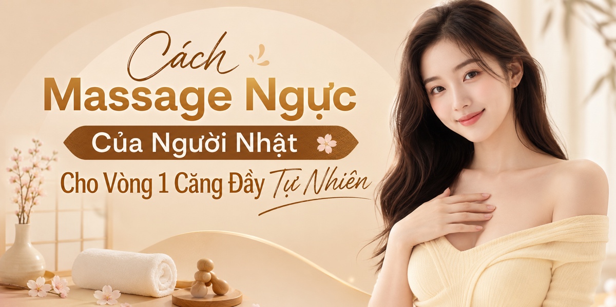 Cách Massage Ngực Của Người Nhật Cho Vòng 1 Căng Đầy Tự Nhiên