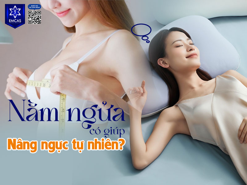 Nằm ngửa giúp giảm áp lực lên mô ngực và hạn chế kéo giãn dây chằng Cooper, từ đó hỗ trợ duy trì hình dáng tự nhiên của bầu ngực.