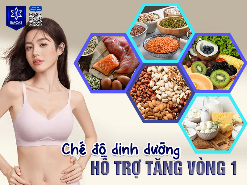 Chế độ ăn uống có thể hỗ trợ cải thiện độ đầy đặn của vòng 1 thông qua việc cung cấp dưỡng chất và cân bằng nội tiết