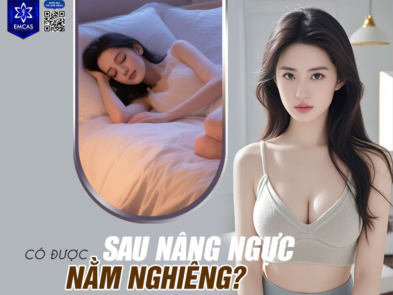 Sau nâng ngực, bạn không nên nằm nghiêng trong 1 tháng đầu để hạn chế áp lực lên bầu ngực, vì lúc này khoang đặt túi chưa ổn định, mô mềm còn nhạy cảm và túi ngực chưa được cố định chắc chắn.