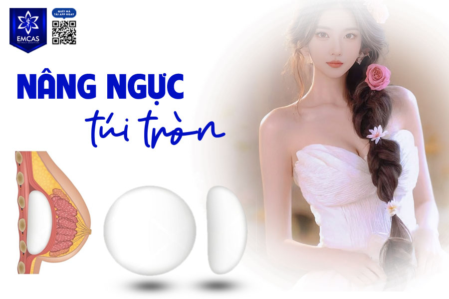 Nâng ngực túi tròn là phương pháp sử dụng túi độn có cấu trúc đối xứng hình tròn, độ đầy phân bổ đồng đều ở cả cực trên và cực dưới của bầu ngực.