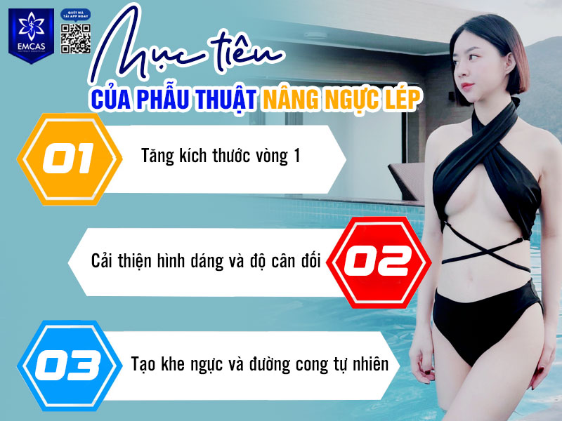 Nâng ngực không chỉ đơn thuần là tăng kích thước vòng 1 mà còn hướng đến việc cải thiện tổng thể hình dáng, giúp cơ thể trở nên hài hòa và quyến rũ hơn.