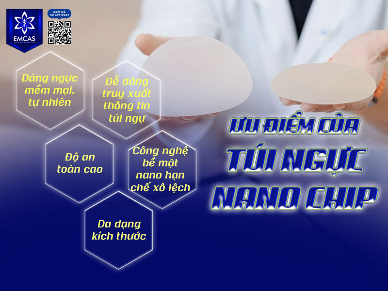 Chip điện tử cho phép bác sĩ kiểm tra nhanh các thông tin quan trọng như loại túi, kích thước, lô sản xuất, thời điểm phẫu thuật.