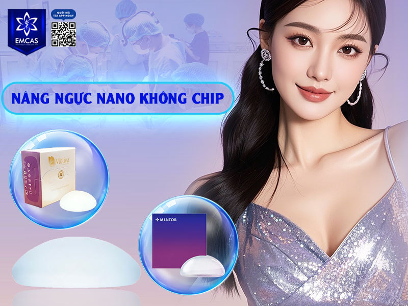 Nâng ngực Nano không chip là phương pháp thẩm mỹ vòng 1 sử dụng túi độn nano thế hệ mới, không tích hợp chip điện tử.