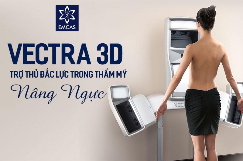 Máy VECTRA 3D sẽ giúp bạn biết rõ tình trạng sau khi nâng ngực bóc tách silicon