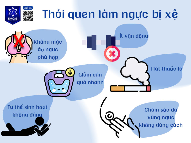 Bên cạnh yếu tố tuổi tác và cơ địa, nhiều thói quen sinh hoạt hằng ngày tưởng chừng vô hại lại là nguyên nhân âm thầm khiến ngực bị xệ sớm hơn bình thường.
