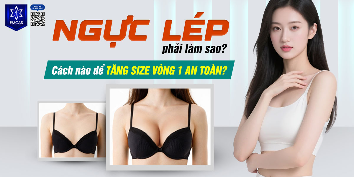 Ngực lép phải làm sao? Cách nào để tăng size vòng 1 an toàn?