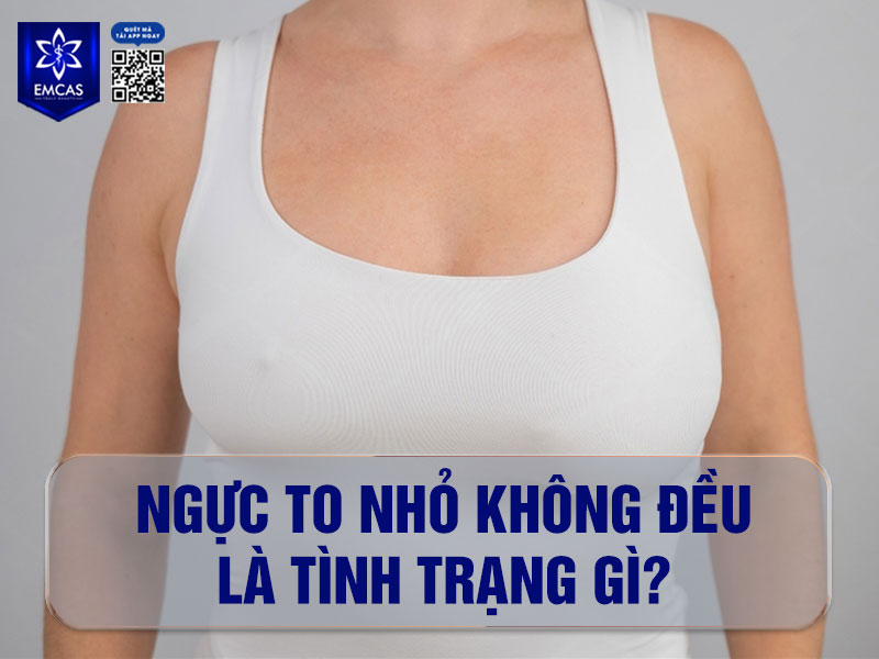 Ngực to nhỏ không đều là tình trạng hai bên bầu ngực có sự chênh lệch về kích thước, hình dáng hoặc độ cao, khiến vòng 1 không đạt được sự cân đối tự nhiên.