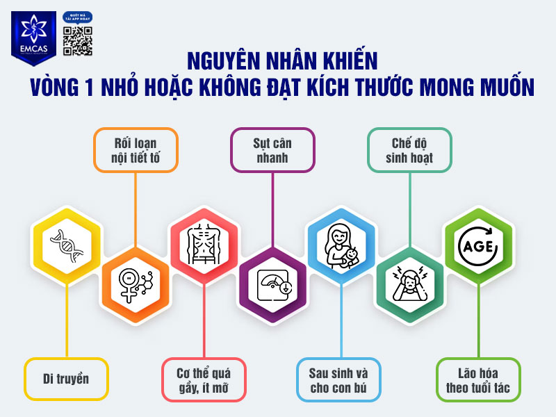 Không phải ai cũng dễ dàng tăng size vòng 1 lên 90cm như mong muốn, bởi kích thước vòng ngực chịu ảnh hưởng của nhiều yếu tố khác nhau từ bên trong cơ thể đến thói quen sinh hoạt hằng ngày.