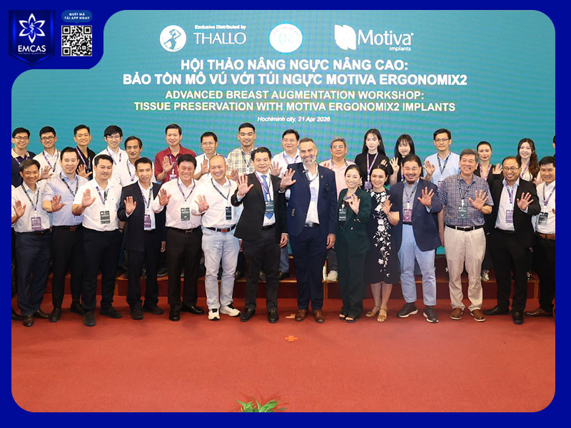Hiện nay, sản phẩm túi ngực Ergonomix 2 đã có mặt tại Bệnh Viện Thẩm Mỹ EMCAS