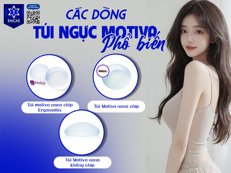 Mỗi dòng túi Motiva có thiết kế, chất liệu và đặc tính riêng, phù hợp với các cơ địa, vóc dáng và mong muốn kết quả khác nhau.