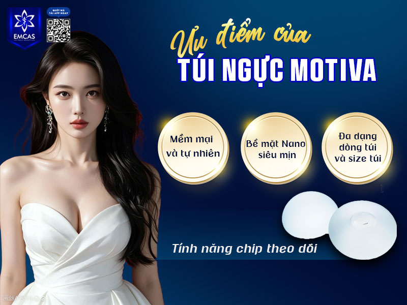 Túi nâng ngực Motiva sử dụng gel silicone chất lượng cao có độ đàn hồi tốt, giúp bầu ngực sau nâng mềm mại, tự nhiên và linh hoạt theo chuyển động cơ thể.