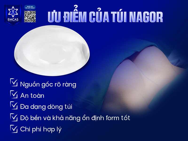 Túi ngực Nagor là sản phẩm của GC Aesthetics – thương hiệu có hơn 40 năm kinh nghiệm trong việc sản xuất túi nâng ngực.