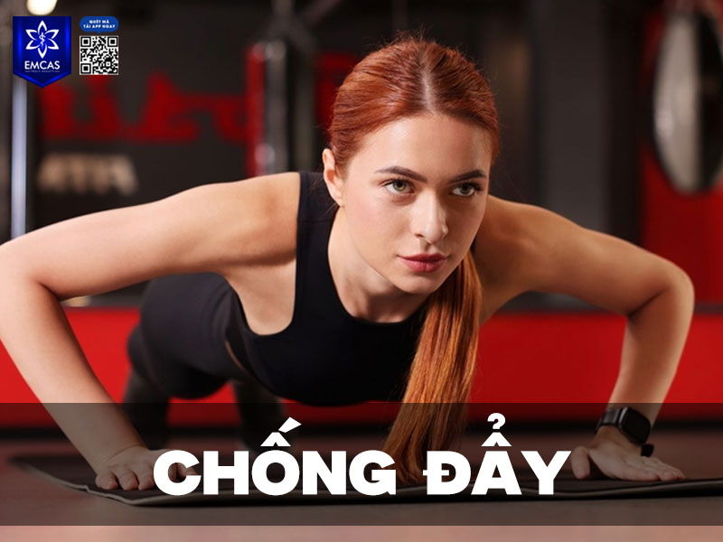 Chống đẩy là bài tập cơ bản nhưng tác động rất tốt đến nhóm cơ ngực, vai và tay sau.
