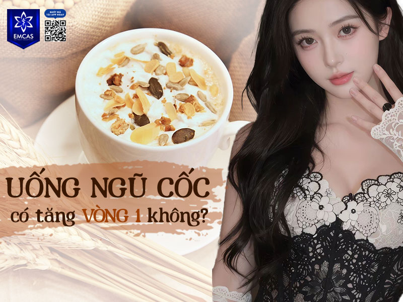 Uống ngũ cốc có thể giúp vòng 1 của bạn trông đầy đặn hơn nhờ hàm lượng estrogen thực vật (phytoestrogen), protein, vitamin E và lecithin cao.