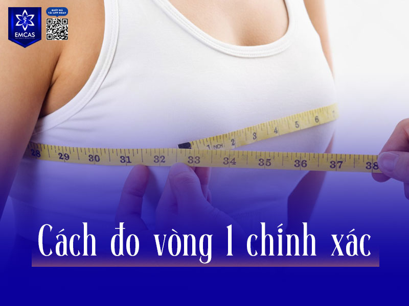 Cách đo kích thước vòng 1 khá đơn giản: bạn sử dụng thước dây mềm quấn quanh phần đầy nhất của bầu ngực, giữ thước nằm ngang và song song với mặt đất.