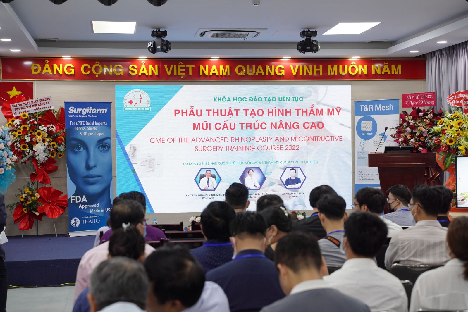 Bác Sĩ BVTM EMCAS Tham Gia Khóa Học CME Phẫu Thuật Tạo Hình Thẩm Mỹ Mũi Cấu Trúc Nâng Cao 2022