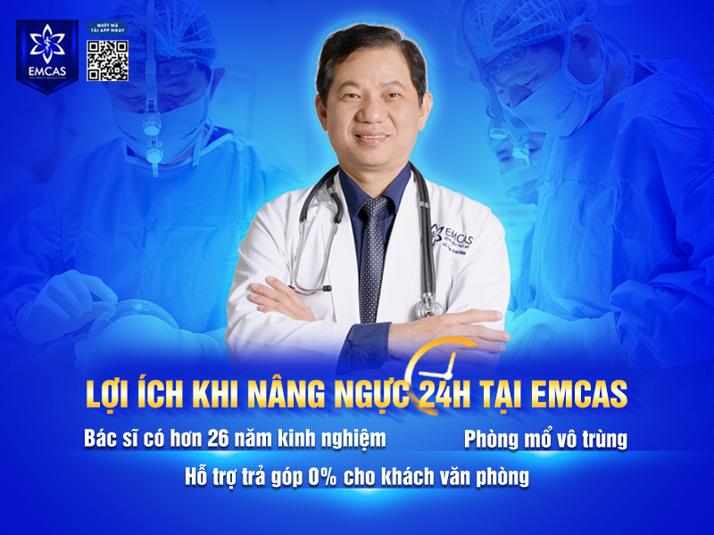 Hãy liên hệ với Bệnh Viện Thẩm Mỹ EMCAS để được thăm khám, tư vấn bằng các loại máy móc hiện đại và thiết kế dáng ngực phù hợp với bạn.
