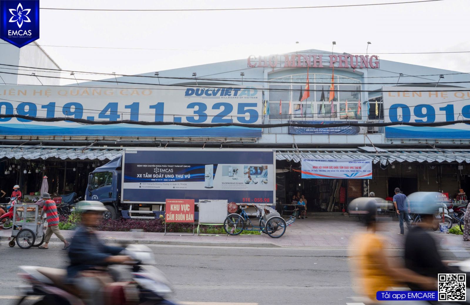 Tầm Soát Ung Thư Vú Miễn Phí Tại Chợ Minh Phụng Quận 6